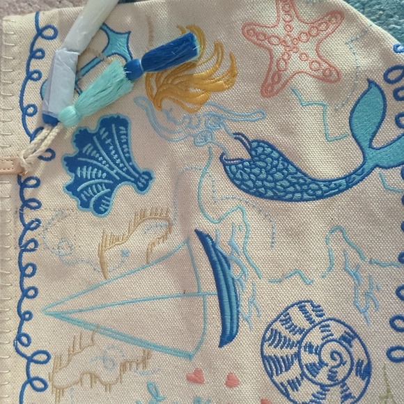 Spartina 449 Sturdy Canvas Beach Overboard Tote New With Tags. - Picture 3 of 5